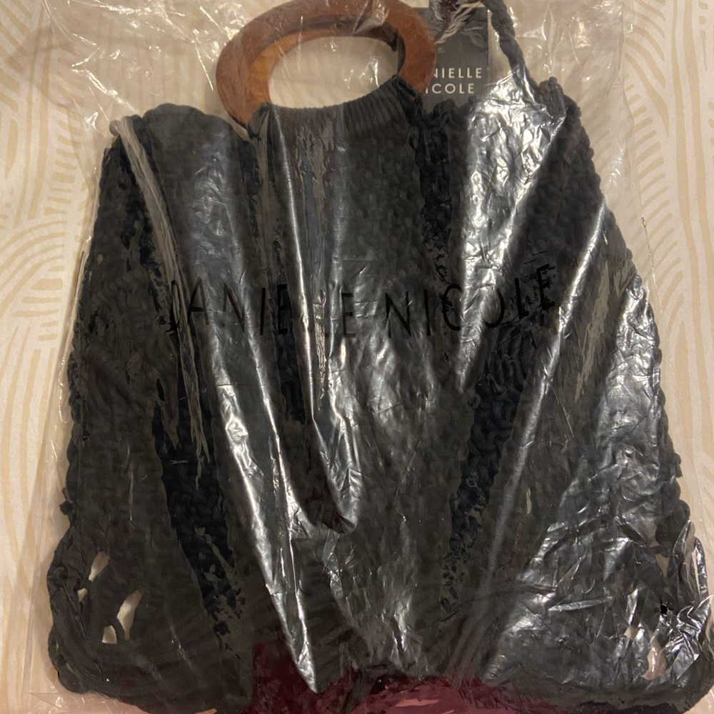 Danielle Nicole Black Fringe Bag - Picture 7 of 7